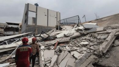 Gedung Parkir Dua Lantai di Koja Runtuh, Terdengar Suara Retak Terlebih Dahulu