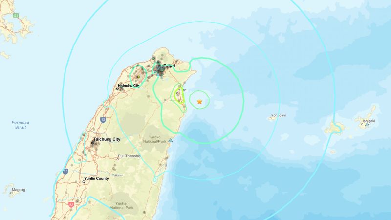 Gempa Kuat 7 Skala Richter Guncang Wilayah Taiwan, Kerusakan Besar Tak Terjadi