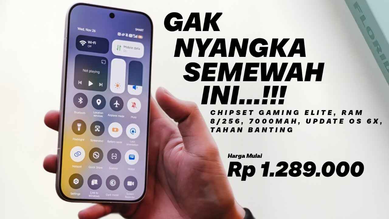 HP 1 Jutaan RAM 8/256 GB Baterai 7000mAh: Spesifikasi Gahar, Harga Ramah di Kantong!