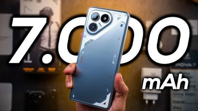 HP Tecno Pova 7 dengan Baterai Jumbo 7000 mAh dan Fitur Bypass Charging, Harga Cuma 2 Jutaan!