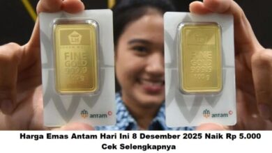 Harga Emas Antam 8 Desember 2025 Naik Rp 5.000, Simak Update Terbarunya Hari Ini