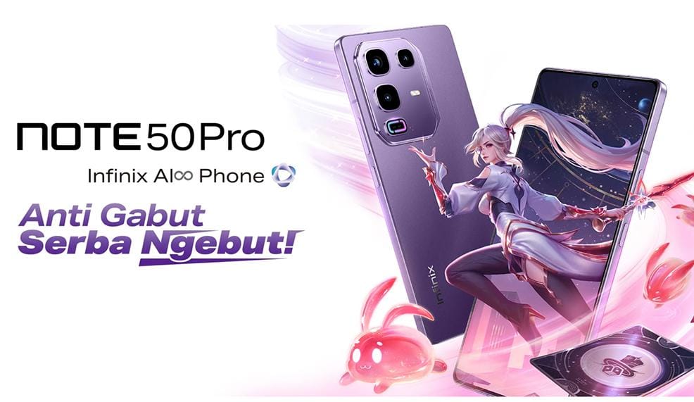 Infinix Note 50 Pro+ Hadir dengan Desain Mewah dan Fitur Tahan Air IP64, Layak Punya!
