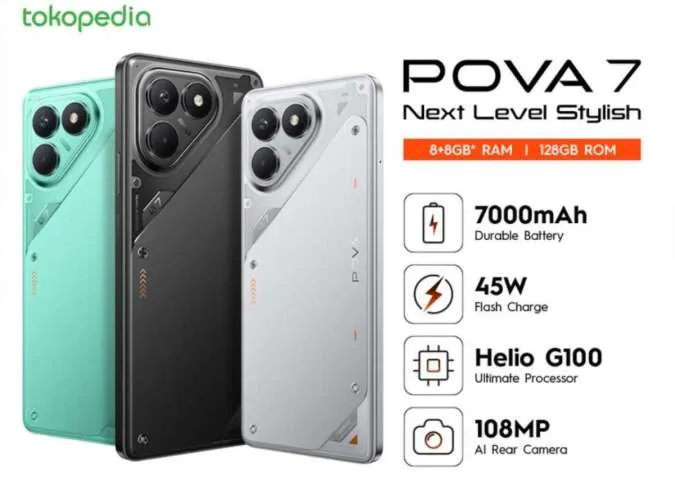 Inilah Fitur Unggulan Tecno Pova 7 yang Layak Dipertimbangkan Sebelum Ganti HP Baru