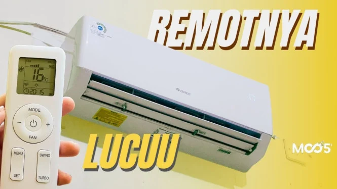 Inovasi AC Gree MOO5: Fitur Dual Swing Efektif dengan Remote Praktis Serba Bisa!