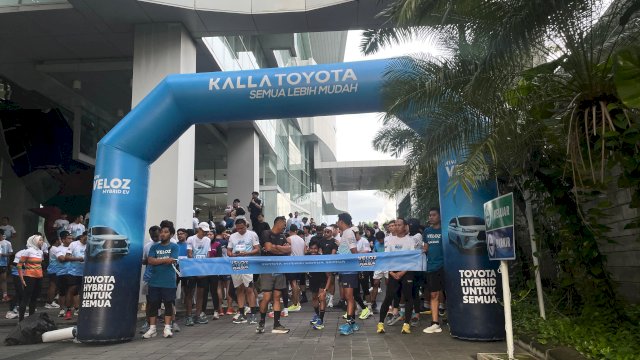 Kalla Toyota Luncurkan Veloz Hybrid Lewat Fun Run 5K, Ratusan Peserta Ikut Meriahkan Acara