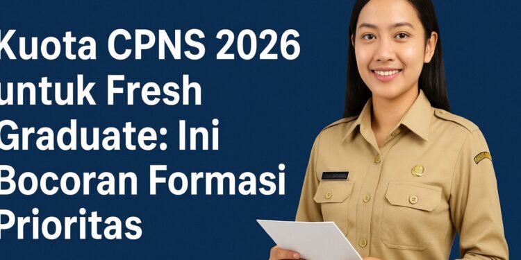 Kuota CPNS 2026 untuk Fresh Graduate: Bocoran Formasi Prioritas dan Peluang Terbaru