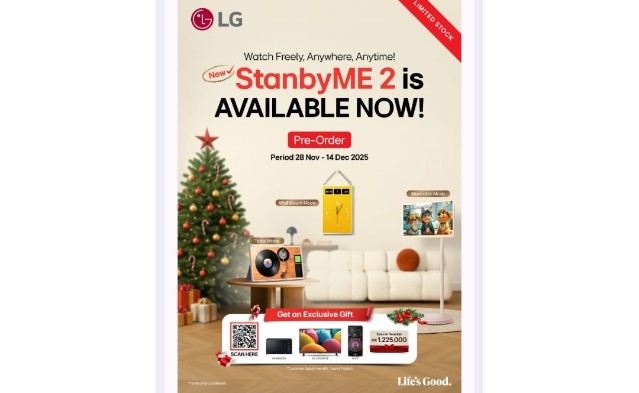 LG Resmi Buka Pre-Order TV StanbyME 2 di Indonesia, Simak Spesifikasi dan Harganya