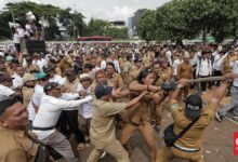 Lalu Lintas Sekitar Monas Dialihkan Akibat Aksi Demo Apdesi, Pengendara Diminta Waspada