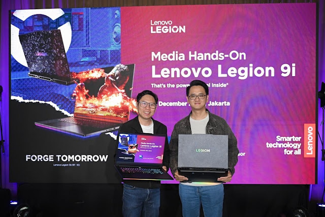 Lenovo Legion 9i Hadir di Indonesia: Laptop Gaming Premium dengan Fitur 3D Canggih, Berapa Harganya?