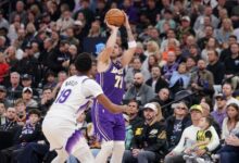 Luka Doncic Catat Triple-Double, Bawa Lakers Bangkit Menang atas Jazz dalam Pertandingan Ketat