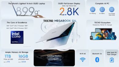 Megabook S14 Resmi Dirilis, Ini Keunggulan Laptop OLED 14 Inci Superringan dari Tecno