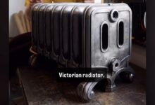 Modifikasi Radiator Besi Cor Vintage Berat Jadi Pendingin Unik untuk Komponen PC Gaming