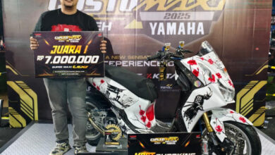 Modifikasi Yamaha Lexi LX 155 Juara Kontes Tanpa Harus Hedon, Ini Rahasianya!