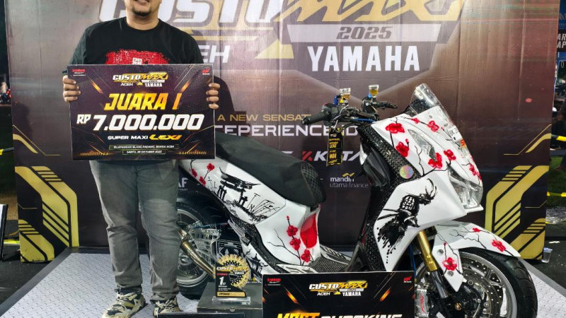 Modifikasi Yamaha Lexi LX 155 Juara Kontes Tanpa Harus Hedon, Ini Rahasianya!