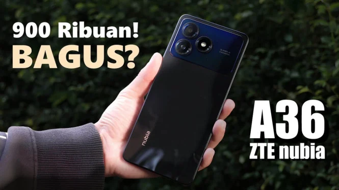 Nubia A36, HP Murah 800 Ribuan dengan Layar 90 Hz Mirip iPhone 17 Pro: Spesifikasi & Harga