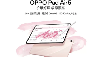 Oppo Pad Air 5 Meluncur 25 Desember, Ungkap Desain, Spesifikasi Utama, dan Varian Baru