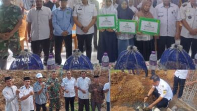 Peletakan Batu Pertama Menandai Dimulainya Pembangunan Kantor Koperasi Desa Merah Putih