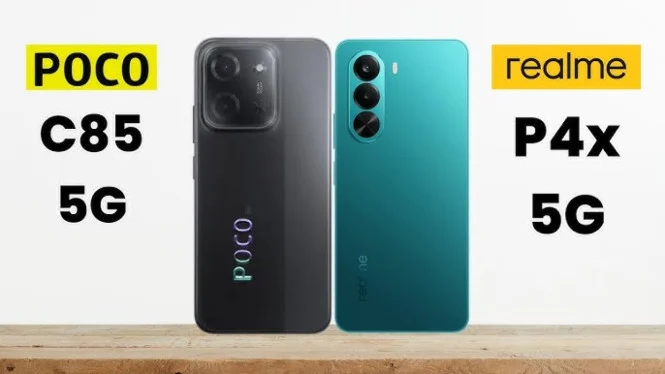 Performa vs Fitur: Realme P4x dan Poco C85 5G, Mana Smartphone Terbaik 2025?