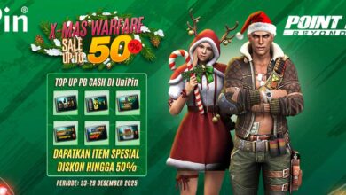 Promo Diskon Hingga Setengah Harga Top Up PB Cash di UniPin untuk Rayakan Natal Warfare Point Blank