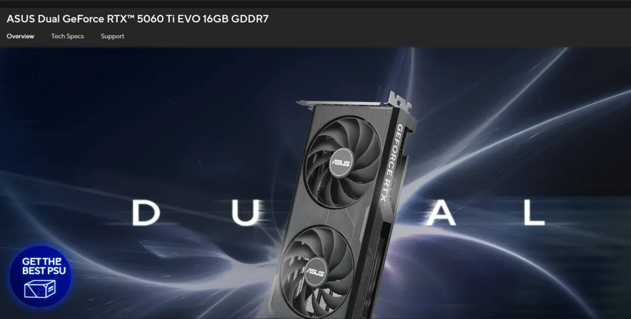 RTX 5060 Ti 16GB Terbaru dari Asus: Solusi Kartu Grafis Kompak untuk Rakitan PC Modern