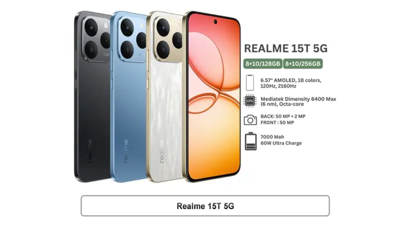 Realme 15T 5G, Pilihan Tepat untuk Aktivitas Berat dan Streaming Tanpa Gangguan