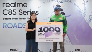 Realme Tutup Roadshow C85 Series dengan CSR 1.000 Paket Ganti Oli Gratis untuk Driver Ojol