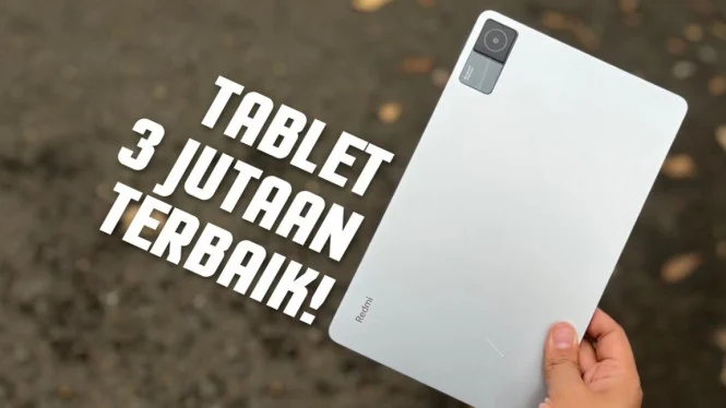 Redmi Pad Tablet 10 Inci dengan Baterai Jumbo 8000 mAh, Daya Tahan Ekstra Lama