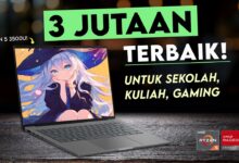 Rekomendasi Laptop 2-3 Jutaan Terbaik: Ryzen 5 3500U, RAM 8GB, Bisa Gaming!