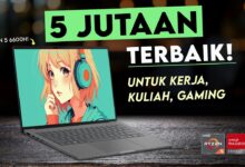 Rekomendasi Laptop 5 Jutaan Terbaik: Ryzen 5 6600H, RAM 16GB, Performa Gaming Kencang