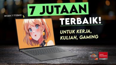 Rekomendasi Laptop 7 Jutaan Terbaik: Ryzen 7, 100% sRGB, dan Lancar untuk Gaming