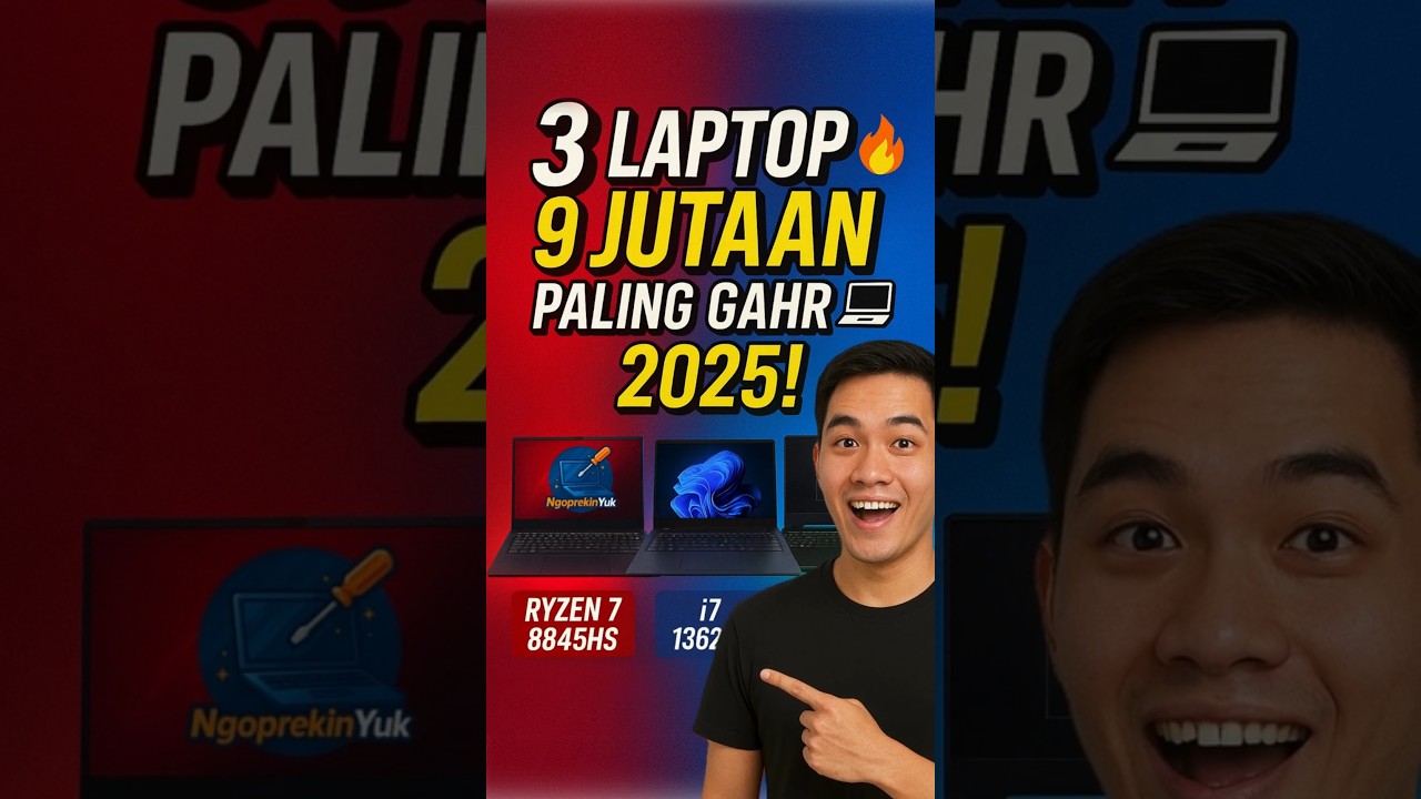 Rekomendasi Laptop 9 Jutaan Paling Gahar: Ryzen 7 vs Core i7, Mana Lebih Cepat?