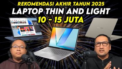 Rekomendasi Laptop Tipis dan Ringan Harga 10-15 Juta Rupiah Terbaik untuk Produktivitas
