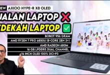 Review Axioo Hype-R X8 OLED: Laptop Ryzen PRO 8 Jutaan, Bobot 950 Gram, Layar OLED Tajam