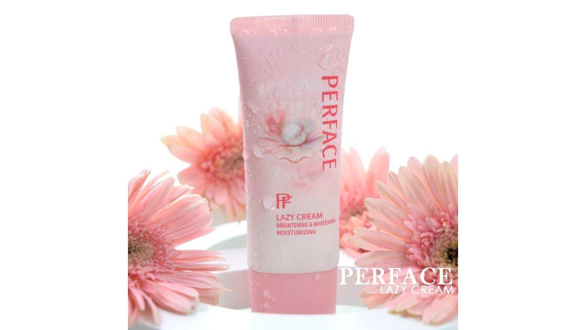 Review PERFACE Lazy Cream: Tone Up Cream Brightening & Moisturizing Harga Terjangkau