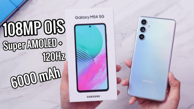 Samsung Galaxy M54 5G: Smartphone 6 Juta Mirip Note 10 dengan Kamera 108MP Memukau