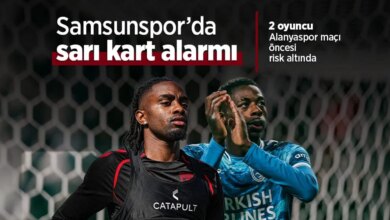 Samsunspor’da Sarı Kart Alarmı: 2 Pemain Hadapi Risiko Skorsing Jelang Alanyaspor