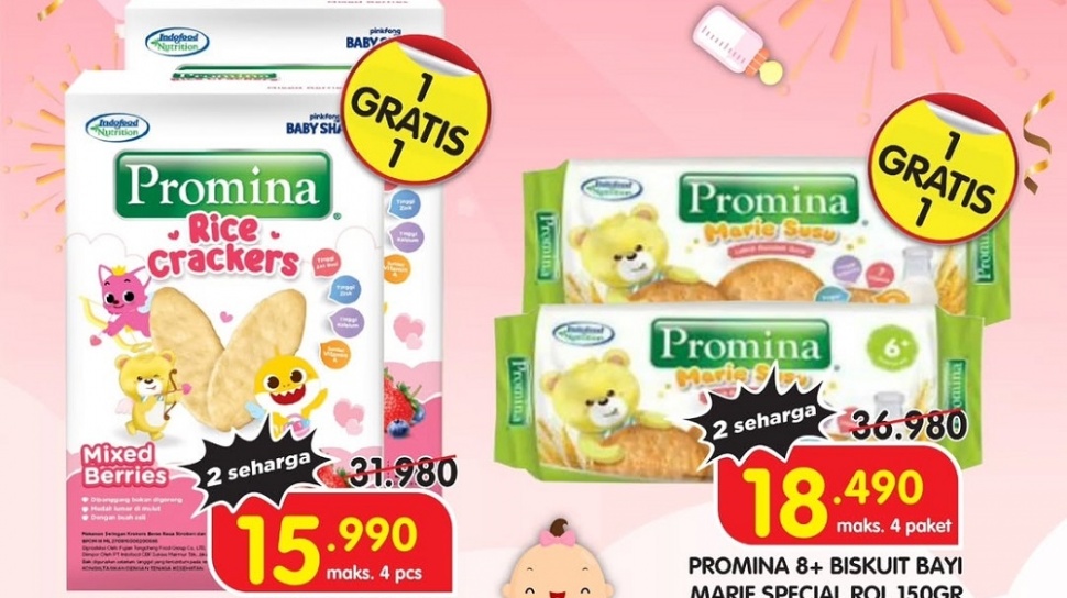Serbu Promo 12.12 Superindo: Camilan Bayi Buy 1 Get 1 Hanya Hari Ini!