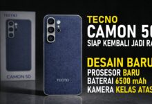 TECNO CAMON 50 Pakai Desain Baru, Baterai Naik Drastis hingga 6.500 mAh