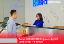 Tabel KUR BRI 2025 Pinjaman Rp500 Juta: Tenor, Suku Bunga, dan Panduan Pengajuan Lengkap