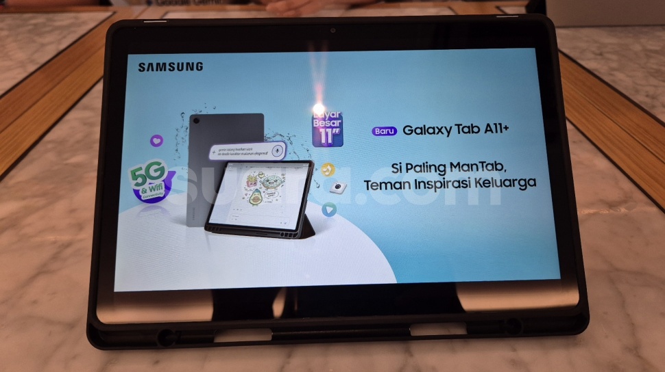 Tablet Galaxy Tab A11+ dengan Jaringan 5G dan Fitur Ramah Anak, Harga Terjangkau