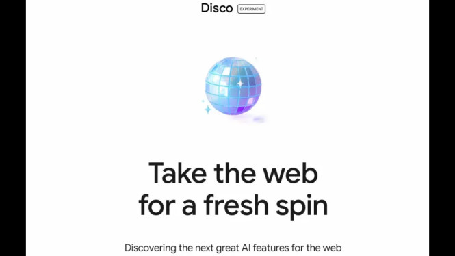 Tak Perlu Coding, Google Disco Ubah Obrolan Jadi Aplikasi Langsung di Browser