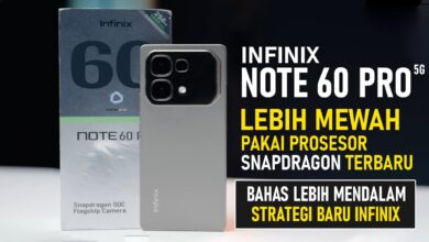 Tampilan Infinix Note 60 Pro 5G, Frame Metal dan Kamera Lebih Dominan