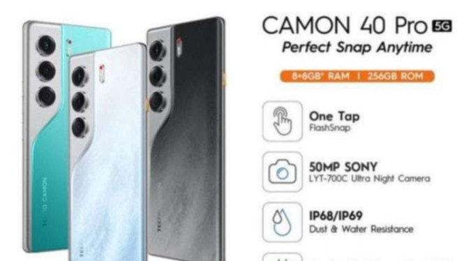 Tecno Camon 40 Pro 5G: HP 3 Jutaan Berkamera Setara Flagship 20 Juta, Review Lengkap