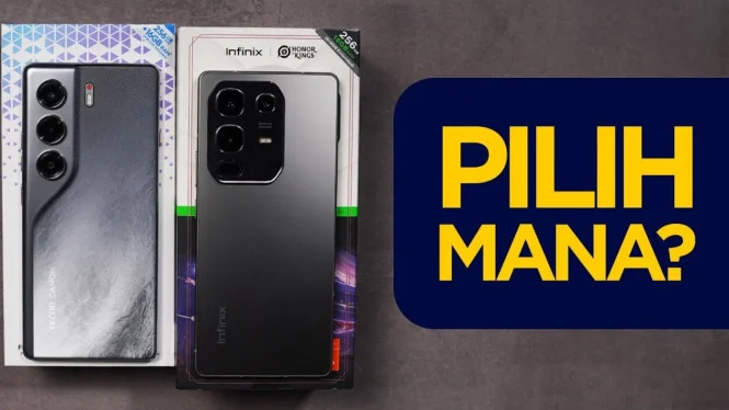 Tecno Camon 40 vs Infinix Note 50: Perbandingan Smartphone Harga 2 Jutaan Lengkap