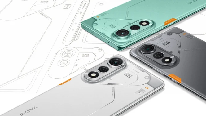 Tecno Pova Curve 5G: HP 3 Jutaan dengan Layar 144Hz, Gaming Lancar Tanpa Panas