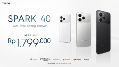 Tecno Spark 40 Resmi di Indonesia, Bodi Tipis dan Baterai 5.200 mAh Lengkapi Seri