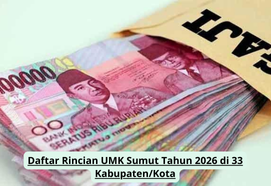 Update UMK Sumatera Utara 2026: Rincian Upah Minimum di 33 Wilayah Kabupaten dan Kota