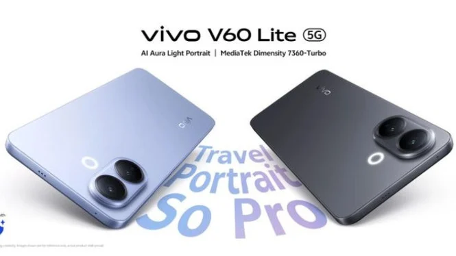 Vivo V60 Lite 5G Hadir dengan Desain Familiar dan Baterai 6500mAh Tahan Lama