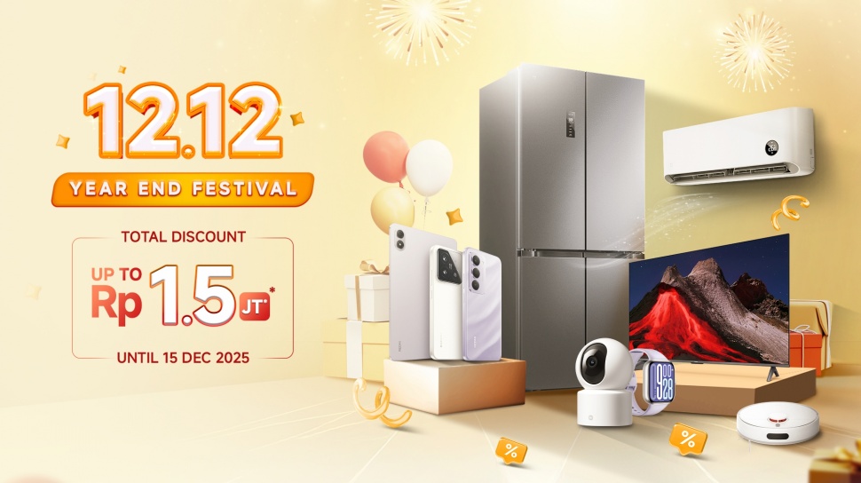 Xiaomi 12.12 Hadirkan Diskon Hingga Rp1,5 Juta untuk Upgrade Smart Home & Gadget Baru