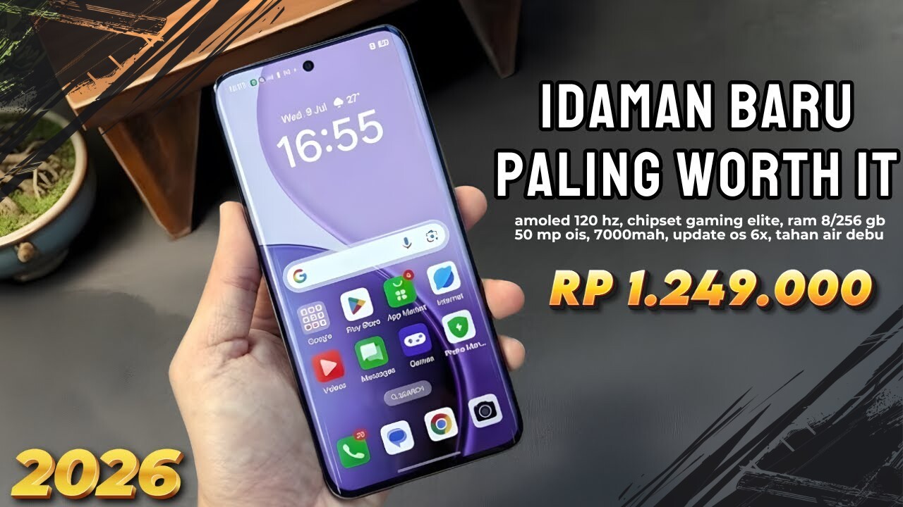 5 HP 1 Jutaan RAM 8/256 GB Baterai 7000mAh Terbaik dengan Harga Terjangkau